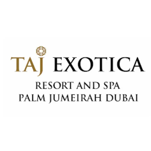 Taj Exotica the palm logo