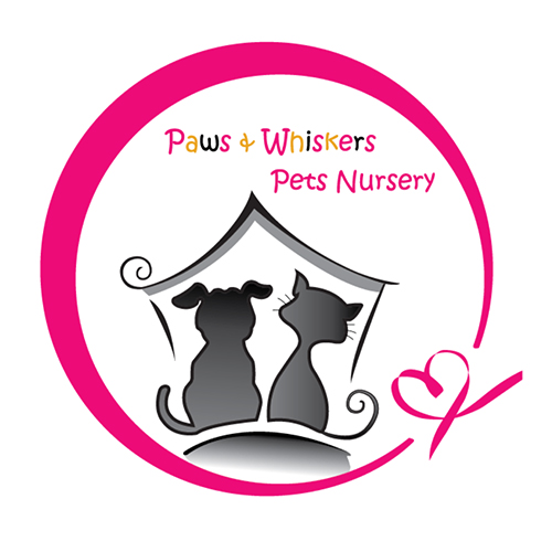 paws & Whiskers pet nuersery logo